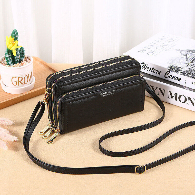 Women's Small Crossbody Handbag Cellphone Shoulder Bag Clutch Wallet Purse USA