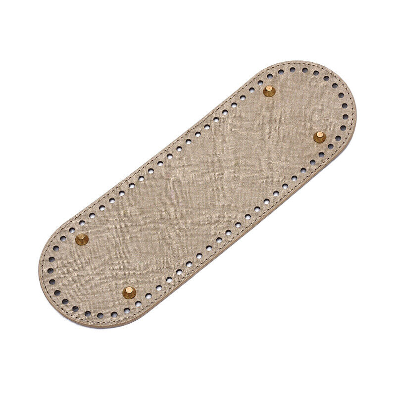 Oval Bottom For Knitted Bag PU Leather Bag Accessories DIY Crochet Bag Bottom