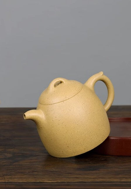 200cc chinese Yixing Handmade Zisha Green Clay Teapot QinQuan GongFu Hu Tea Pot