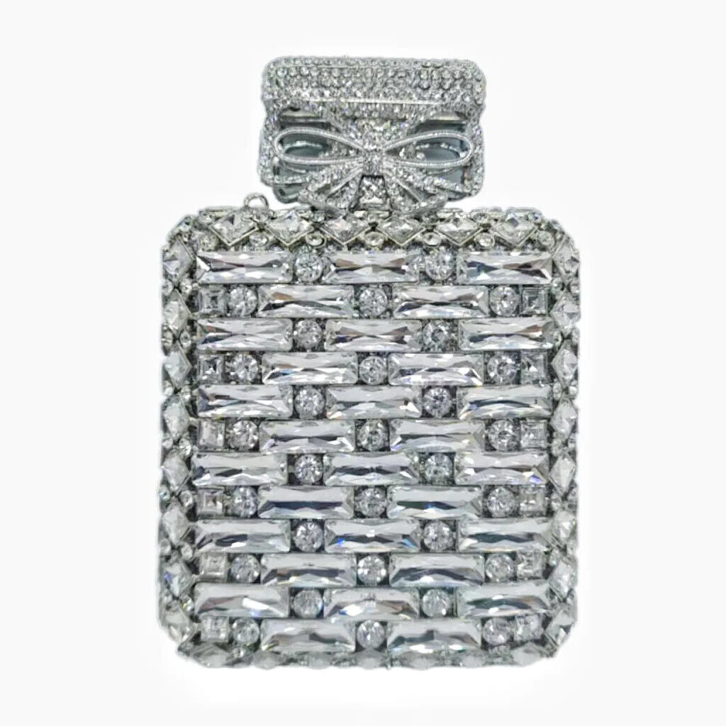 Women Perfume Bottle Evening Bags Bridal Purses Party Wedding Diamond Day