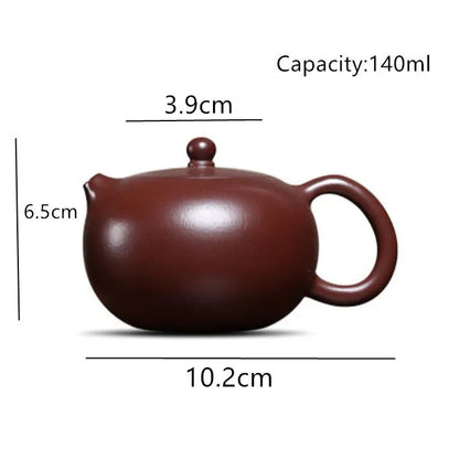 Chinese Yixing Teapot Handmade Zisha Xishi Tea Pot Beauty Tea Infuser Kettle