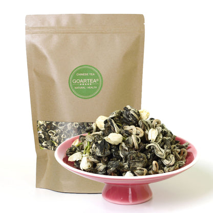 GOARTEA Nonpareil Supreme Jasmine Tea Jasmine Tea Silver Green Tea Snow White-