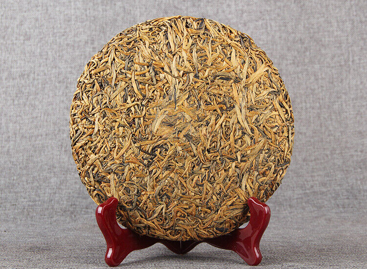 357g HelloYoung Black Tea Natural Yunnan Golden Buds Dian Hong Black Tea Cake