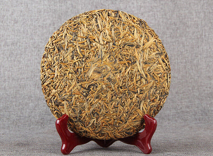 357g HelloYoung Black Tea Natural Yunnan Golden Buds Dian Hong Black Tea Cake