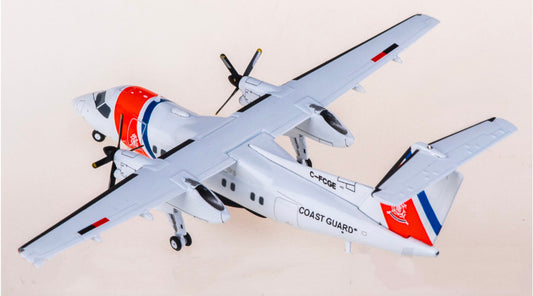 1:200 JC Wings Netherlands Coastguard Dash 8 Q100 Plane Diecast Aircraft Model