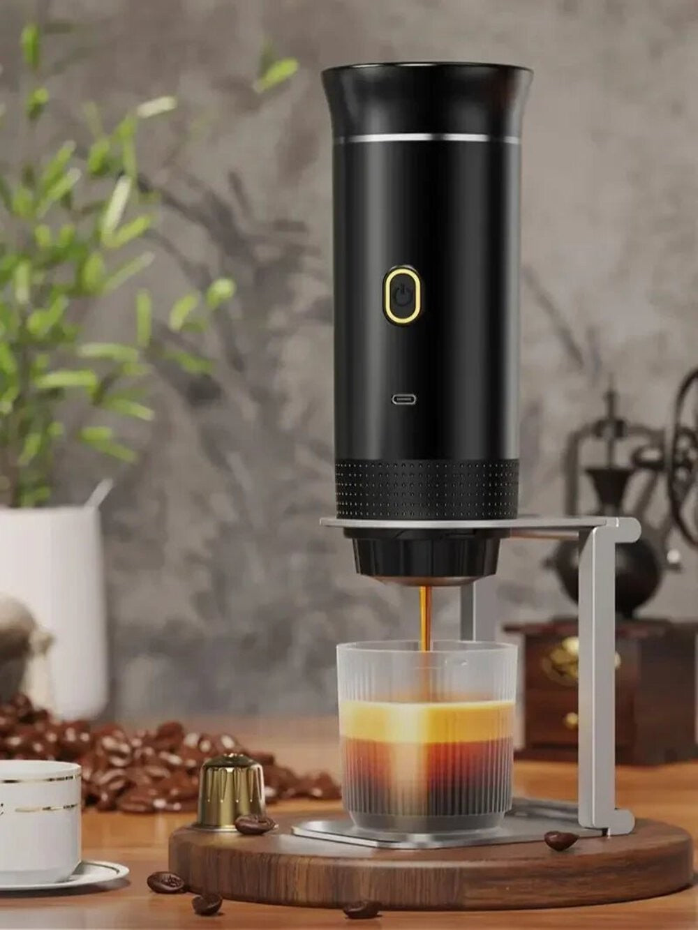 Portable Espresso Machine - 3-in-1 Travel Coffee Maker