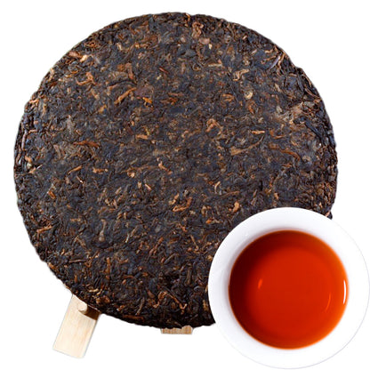 Superior Cooked Aged Puer Tea Yunnan Ripe Pu Er Tea Menghai Chinese Diet Tea357g