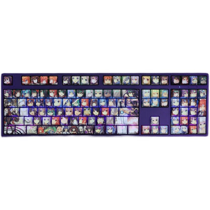 New Anime DATE A LIVE Theme RGB Translucent Keycap for OEM Mechanical Keyboard