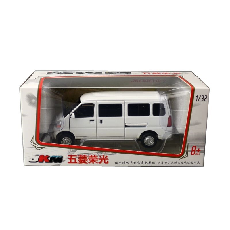 1:32 Diecast Wuling Glory Van Metal Car Model Toy Door Open Sound Light Gift