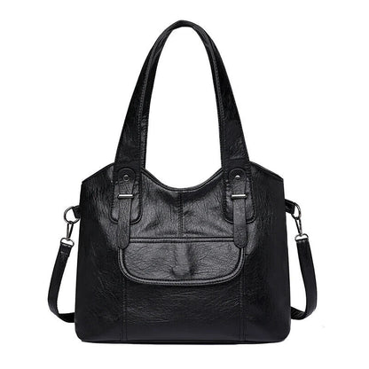 Totes Women 2024 PU Leather Shoulder Side Bag Female Shopper Handbag