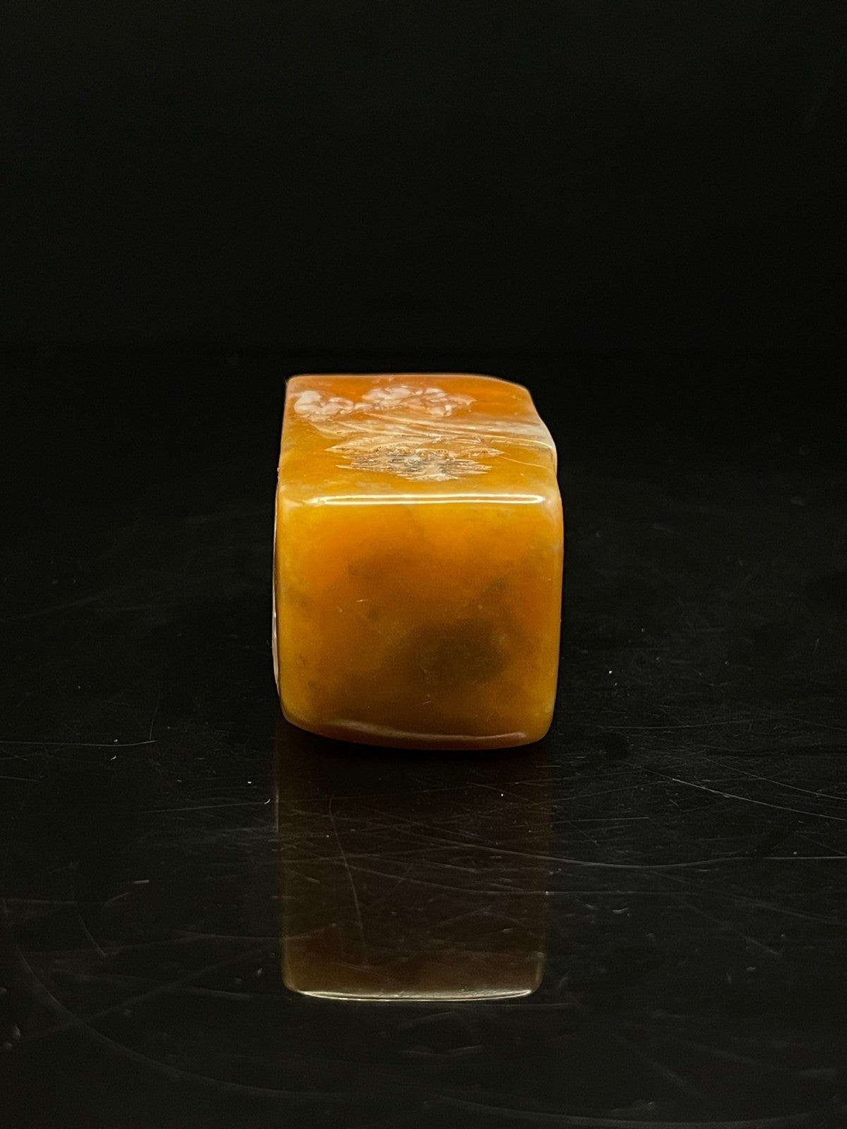 Chinese Natural Shoushan Stone Hand-carved Exquisite Landscape Figure Seal 31295