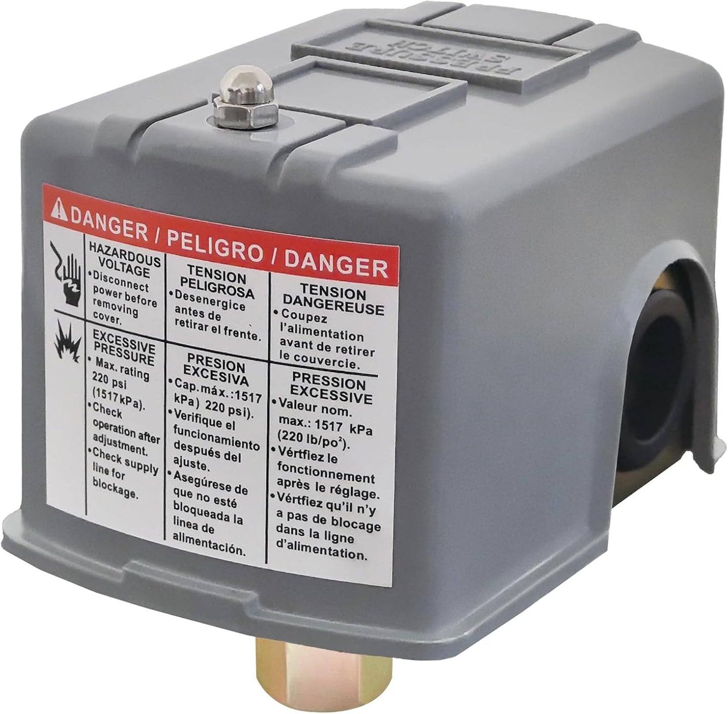Water Pressure Switch 30-50 PSI Well Pump Pressure Switch Auto Electrical Contro