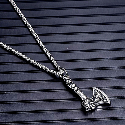 Cadena para Hombre Mujer de Tomahawk Hacha Collar de Acero Inoxidable Lujo US