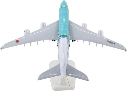 1:400 18cm A380 ANA Sea Turtle Metal Airplane Model Plane Toy Plane Model Green