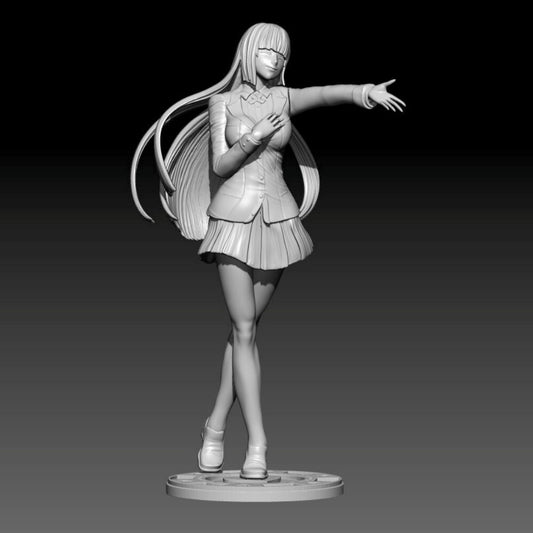 1/24 resin figures model Fantasy Japanese anime girl 3D printing Unpainted