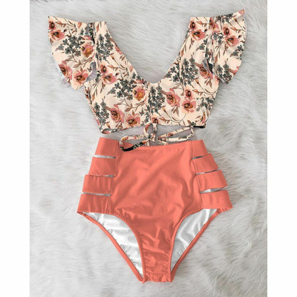 Women Swimsuit Swimwear High Waist Bikini Sexy Push Up Plus Size Bathing Suits