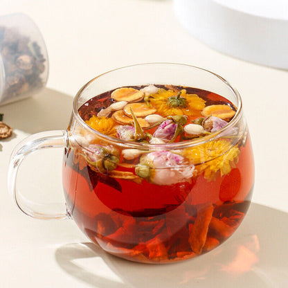 Small jar chrysanthemum goji berry red bean corn whisker combination health tea