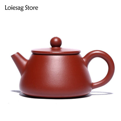 100ml Yixing Pure Handmade Purple Clay Pot Dahongpao Stone Scoop Tea