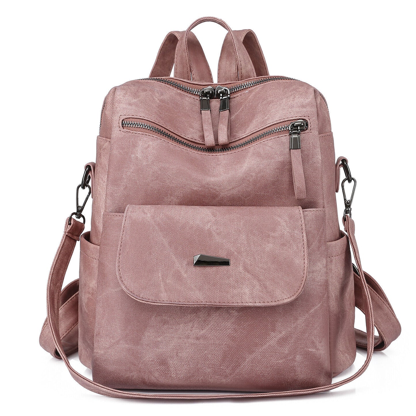 Fashion Leather Backpack Purse Convertible Travel Shoulder Satchel PU Handbags