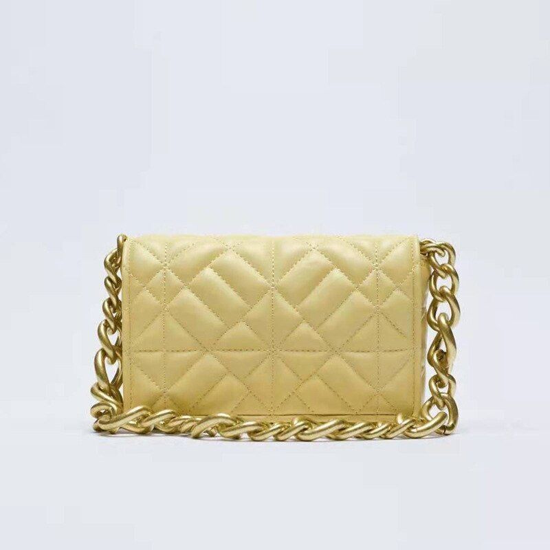 Soft Leather Chain Shoulder Bag Purse Handbag Clutch Tote High Quality S/L Sizes