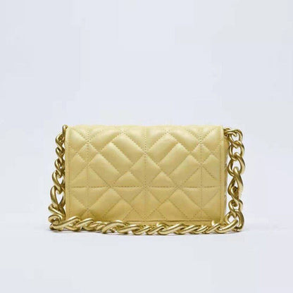 Soft Leather Chain Shoulder Bag Purse Handbag Clutch Tote High Quality S/L Sizes
