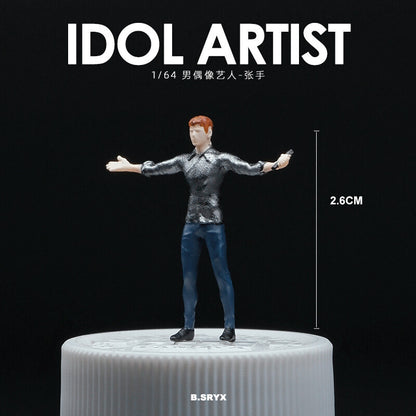 1/64 Figure Model Sexy Girl Model Boy Model City Street Mini Scene Doll