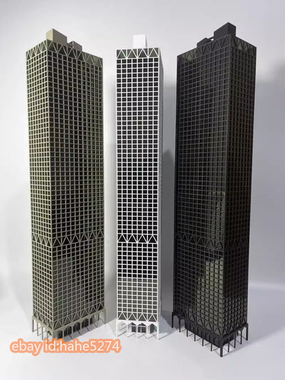 1/150 Building Model Office Building Scene Architecture Assembled Skyscraper
