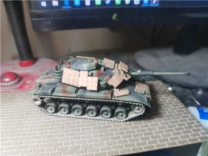 Homemade 1 /72 U.S. M60A1 Main Battle Tank Model Finished Ornament Static