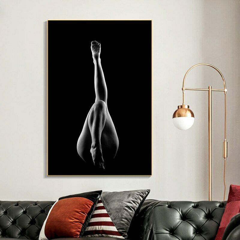 Sexy Woman Canvas Poster Modern Wall Art Canvas Painting Wall Picture Prints Art