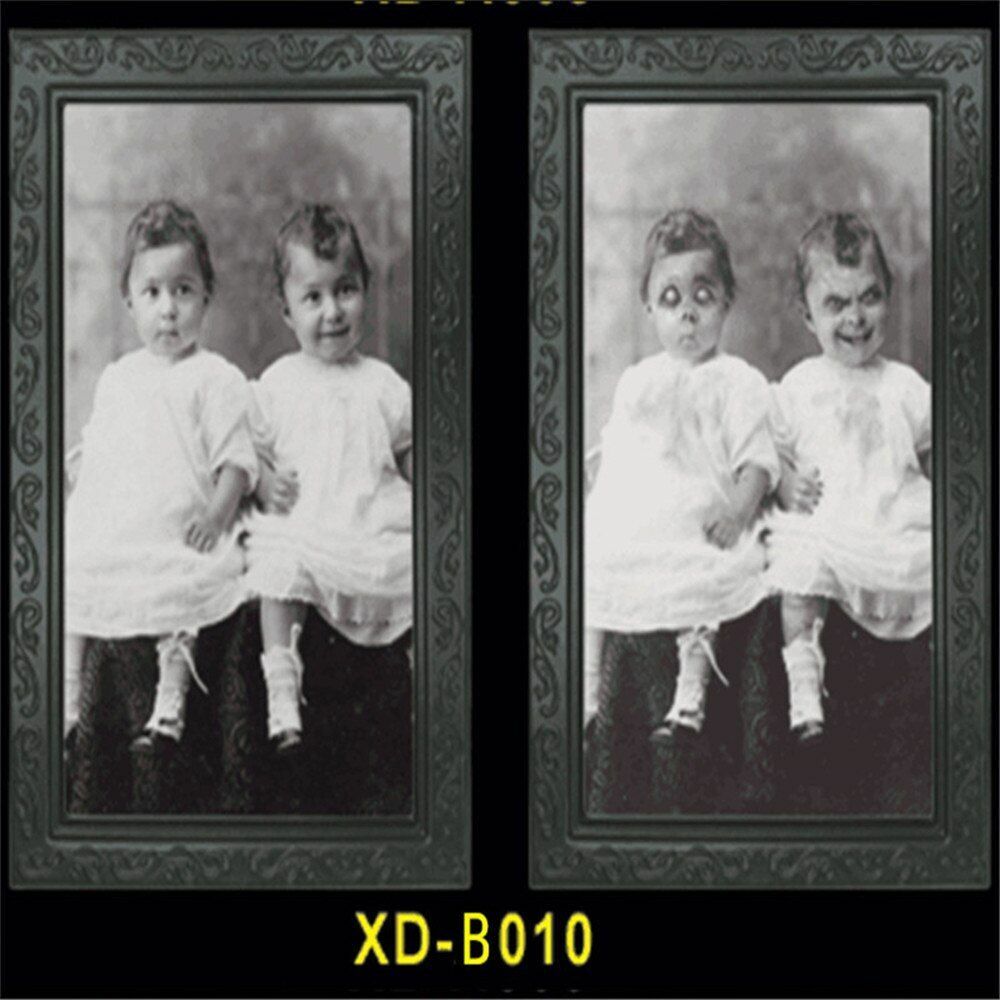 Halloween 3D Ghost Photos Frame Decoration Spooky Party Delivers Crafts Horror