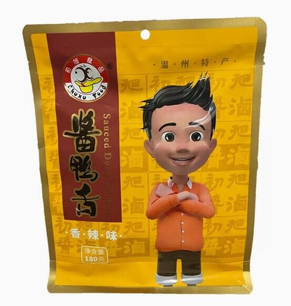 180g Food Snack Vacuum-packed Duck Tongue Sweet spicy 初旭鸭舌 甜辣