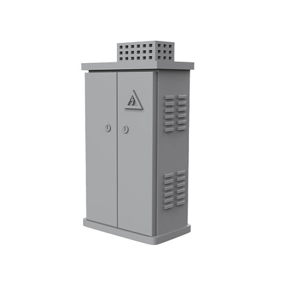 Yao's Studio LYT76011 1/76Power Transformer Cabinet Model Railroads Display Prop
