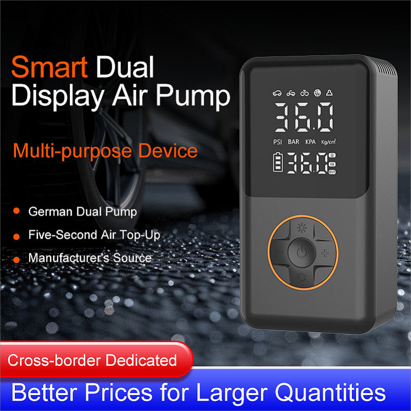 portable car inflation pump, intelligent wireless tire inflation pump