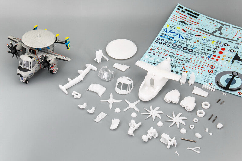 US Navy Early Warning Aircraft E-2C AWACS 3D Printed Models kit