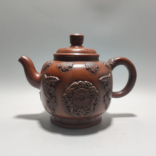 Vintage Chinese Yixing Purple Clay Teapot Zisha Ceremony Fashion Gift Teaware