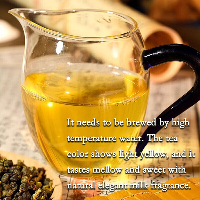 Premium Grade Oolong Tea Bulk Leaves Refreshing Creamy Taiwan Milk Oolong Tea