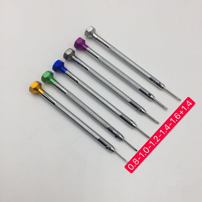 6Pcs Set Precision Steel Screwdriver Watch Jewelry With Blade Watchmakers Tools