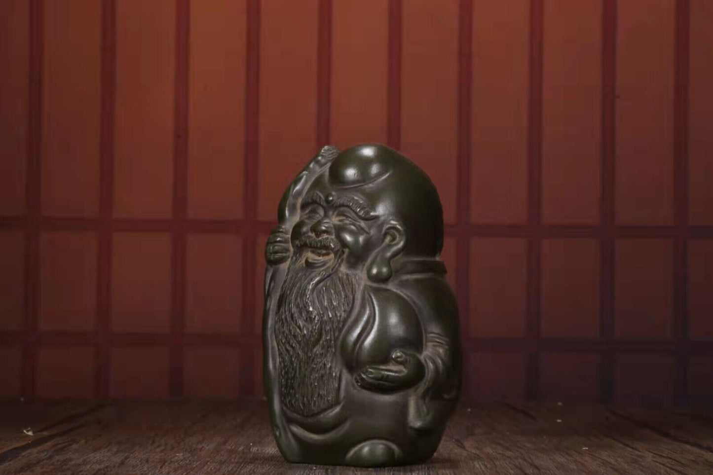 Yixing Zisha Handmade Boutique Tea Pet in China (紫砂寿星)