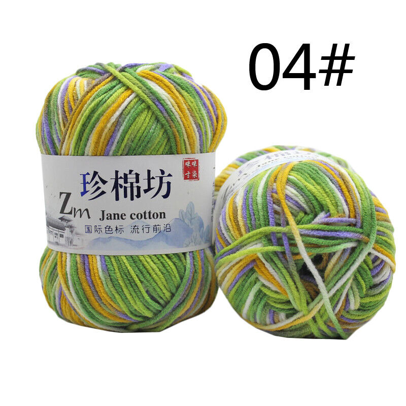 Hot Sale 50g Soft Crochet Yarn DIY Hand Milk Baby Cotton Knitting Wool Yarn