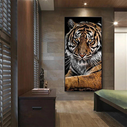 Animals Canvas Painting Tiger Canvas Wall Art Home Decor Posters Prints Pictures