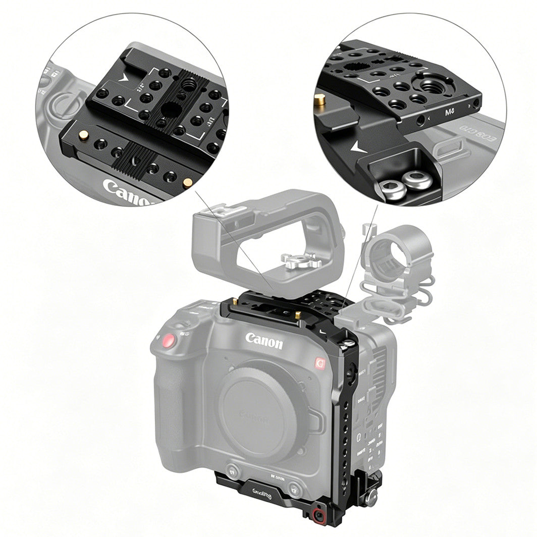 SmallRig Camera Cage Handheld Kit For Canon EOS C70 with NATO Top Handle