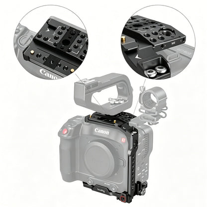 SmallRig Camera Cage Handheld Kit For Canon EOS C70 with NATO Top Handle