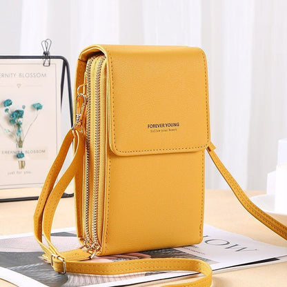 Crossbody Wallet Women Shoulder Bags Long Purse Multifunctional Pocket Polyester