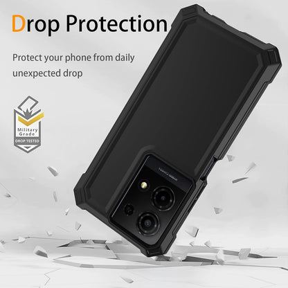 For TCL K32/K33 5G 2025 Phone Case with Tempered Glass Screen Protector,Slim Sof