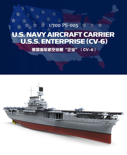 Meng Model PS-005 1/700 U.S.NAVY AIRCRAFT CARRIER U.S.S ENTERPRISE(CV-6)