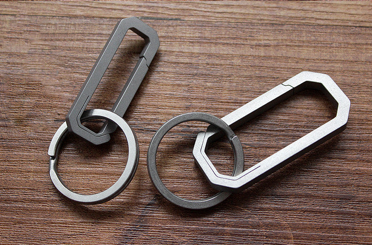 Titanium Alloy Backpack Hanging Buckle Key Chain Hook Buckle Carabiner Keychain