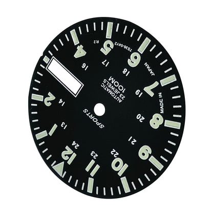 Green Luminous Dial Copper C3 For NH36A Automatic Mechanical Watch Movement F