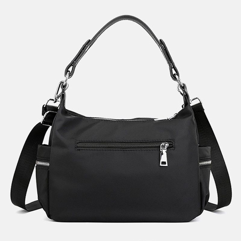 Small Nylon Shoulder Bag Messenger Crossbody Bags Lady Handbag Zipper Shell 1 PC