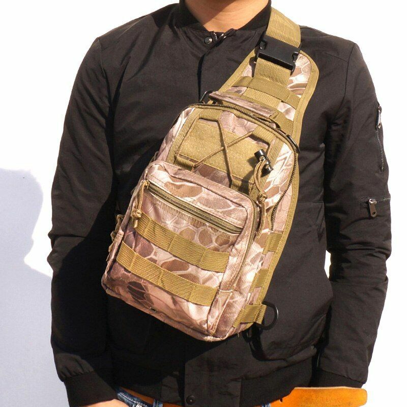 Outdoor Chest Bag Climbing Trekking Backpack Tactical Hiking Camping Hunting