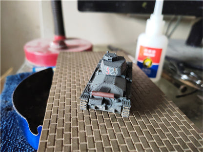 1/72 German Panzerkampfwagen 38(t) Ausführung E/F Tank Painted Finished Model